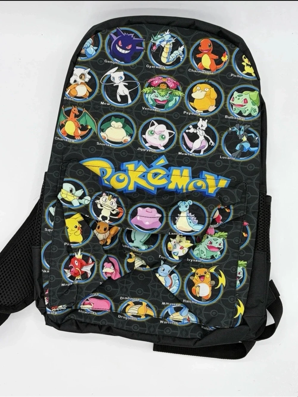Pokémon Kids Backpack - Black with Multi Pokémon